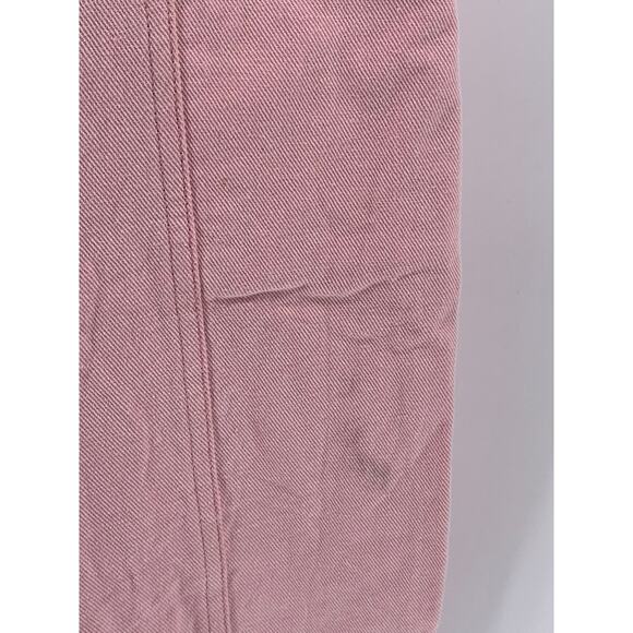 & OTHER STORIES Women's Light Pink Half-Zip Belted Short Sleeve Jumpsuit SZ 4 - Picture 7 of 14